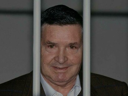 Salvatore Riina with a sinister smile from jail
