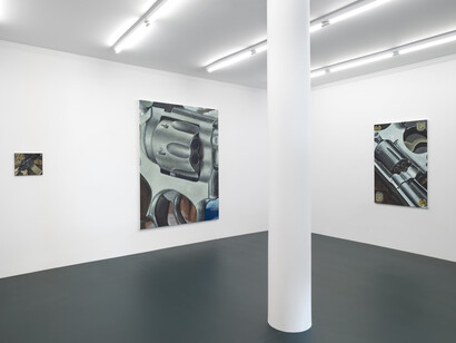 Issy Wood, Wet reckless, exhibition view. Courtesy of Michael Werner Gallery