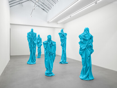 Aria Dean, Sandra Mujinga und Tschabalala Self, ausstellungsansicht. Mit freundlicher genehmigung der Galerie Eva Presenhuber