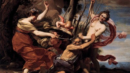 El tiempo vencido por el amor, la belleza y la esperanza (1627), Simon Vouet