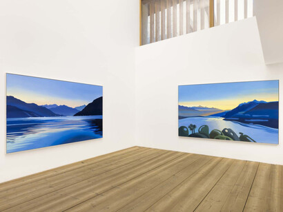 Thomas Huber, ausstellungsansicht. Mit freundlicher genehmigung der Galleria Monica De Cardenas