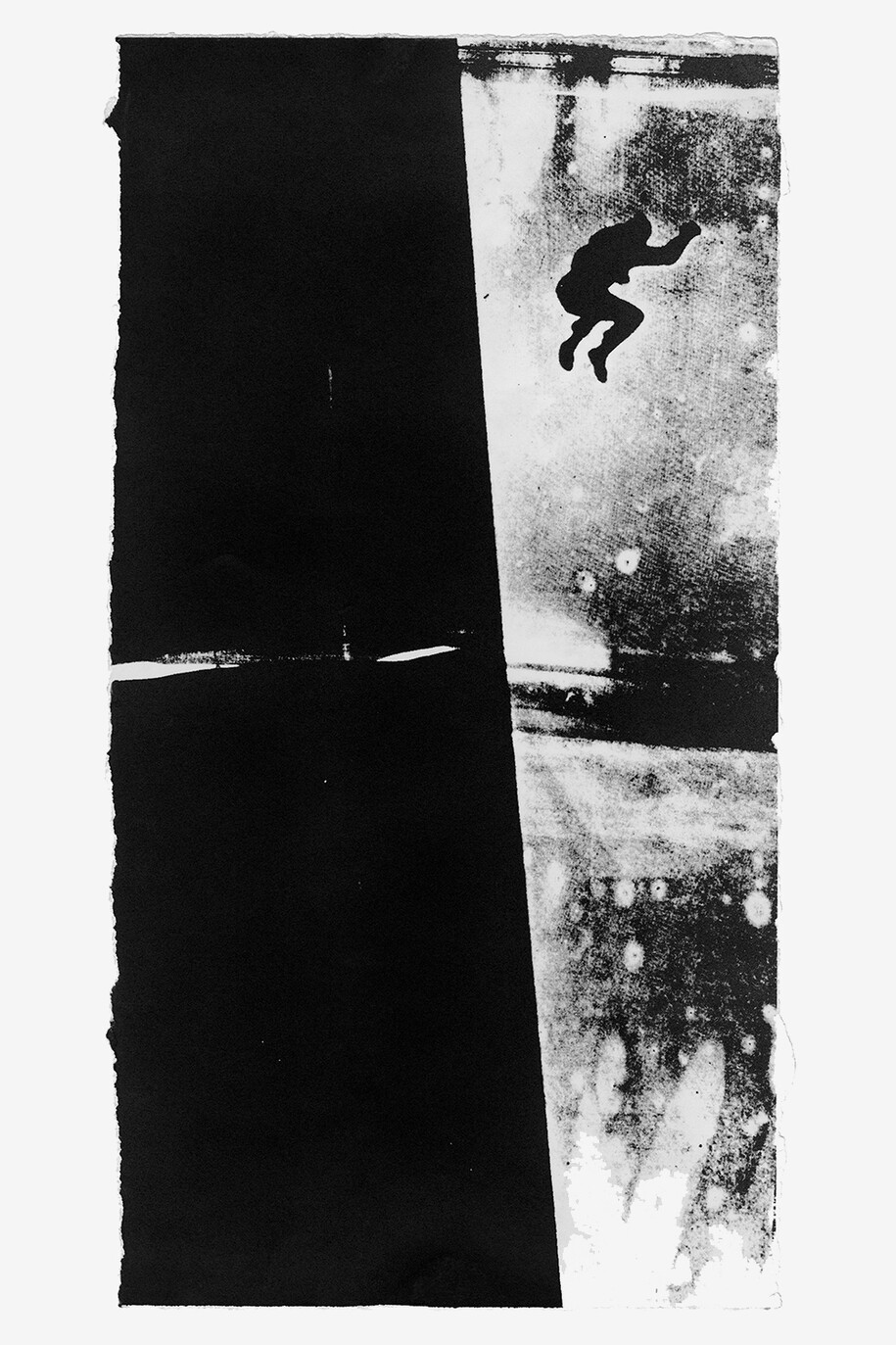 Sarah Charlesworth. Unidentified Man, Unidentified Location, 1980, printed 2012, No. 9 of 14 from the series Stills. The Art Institute of Chicago, promised gift of Liz and Eric Lefkofsky. © Estate of Sarah Charlesworth. Courtesy the Estate of Sarah Charlesworth and Maccarone.