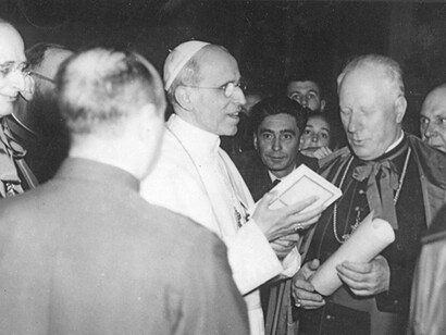 Pope Pius XII and Gregory Rožman, 1950