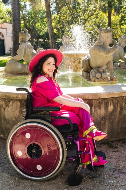 Dallo shooting per la collezione spring /summer 2024, "Blooming Women. The Renaissance" 