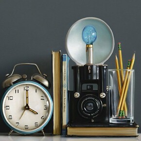 Christopher Stott, Memory: Facts and Fallacies No.4 (detail), 2024, oil on canvas, 18x24 inches. Courtesy of the artist and Billis Williams Gallery