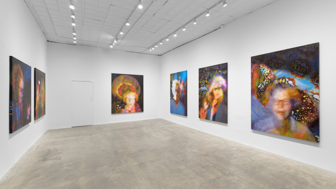 Eliza Douglas, Ghosts, exhibition view. Courtesy of Gagosian
