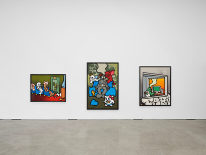 Lazy, exhibition view. Courtesy of PKM Gallery 