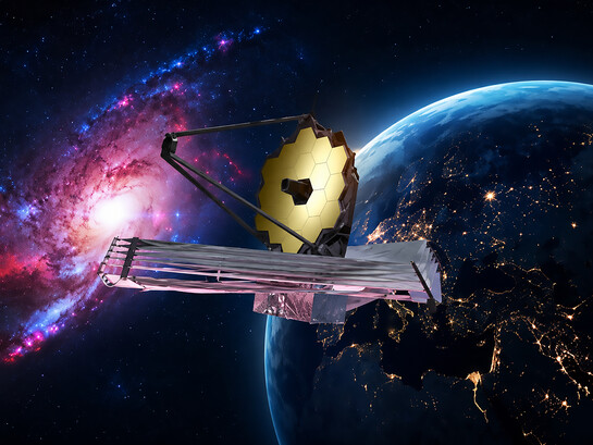 The James Webb Space Telescope, designed to explore the universe through infrared astronomy