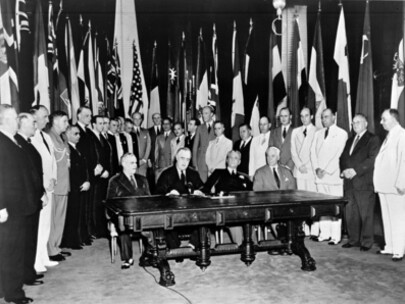 Declaration by United Nations. 1 January 1942