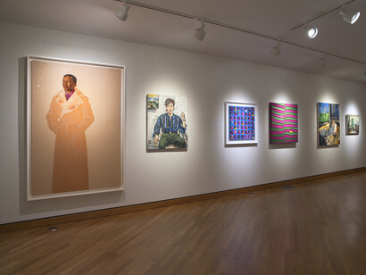 Various artists, American conversations, exhibition view. Courtesy of Ogunquit Museum of American Art