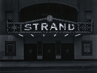 George Tice, Strand Theater, Keyport, New Jersey, 1973, gelatin silver print, 16 x 20 inches. Courtesy of Joseph Bellows Gallery, La Jolla California