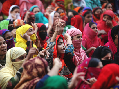 Women gathered in Bangladesh