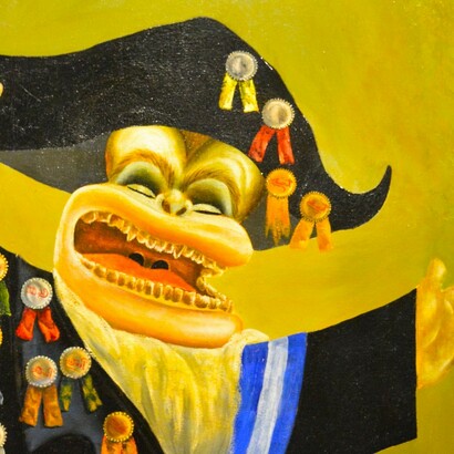 «El candidato» (detalle), Julio Visquerra (1976)