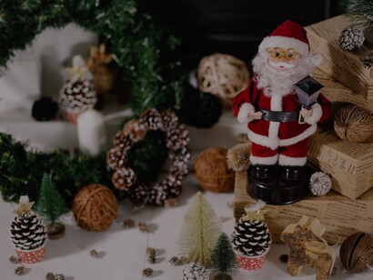 Decoração de Natal na sala