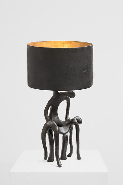 Atelier Van Lieshout, The Caretaker, 2014, patinated bronze, h66.5 l35.5 w35.5 cm / h26.2 l14 w14 in, Limited Edition of 8 + 4 ap, Courtesy Carpenters Workshop Gallery
