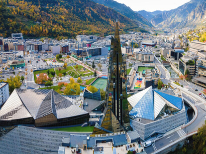 Vista aérea de Andorra