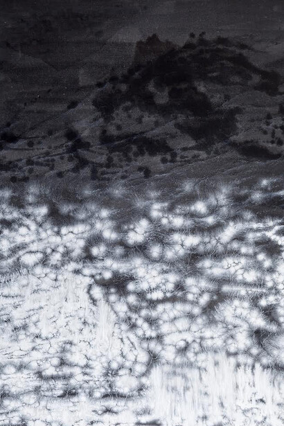 Outi Pieski, Kuru | Gurra | Gorge, 2014, acrylic on canvas, 160 x 120 cm
