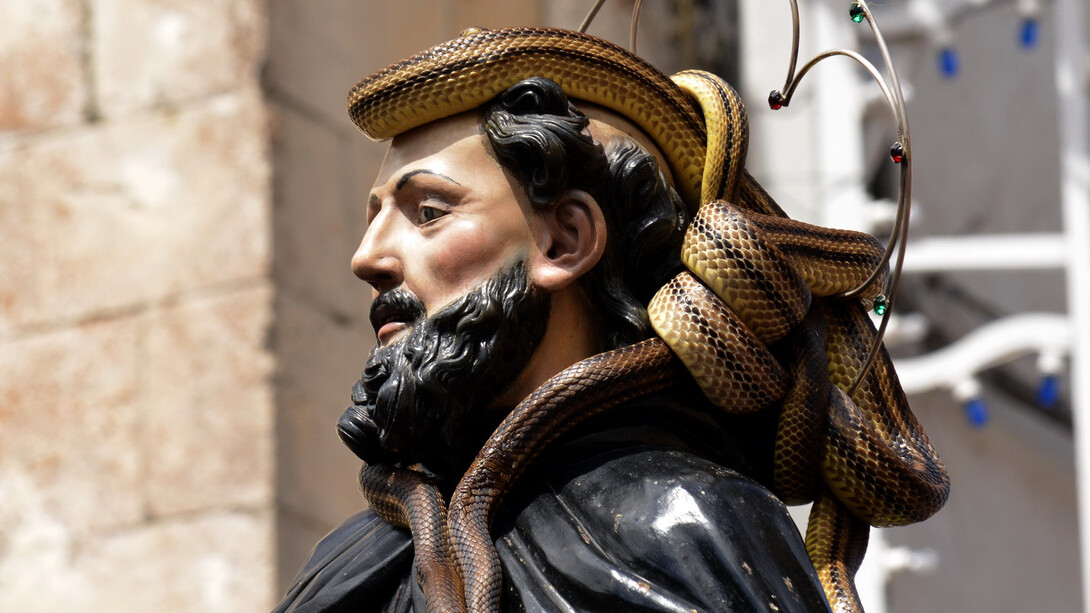 Festa di San Domenico Abate, Rito dei serpari, Cocullo