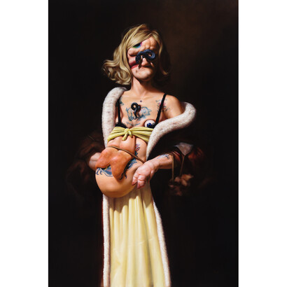 Christian Rex van Minnen, Thunder Perfect Mind, oil on linen, Courtesy of Robischon Gallery