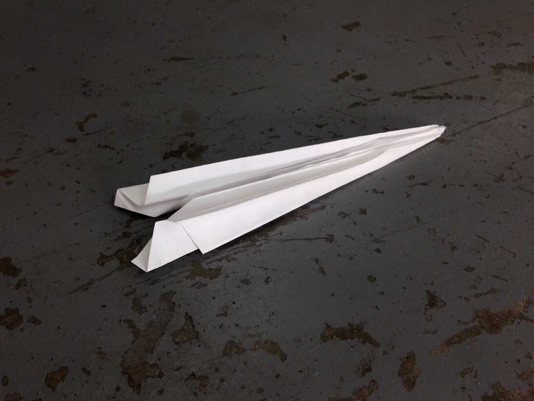 Paper Plane 279, 2017 © Marion Coutts. Courtesy the artist and Tintype