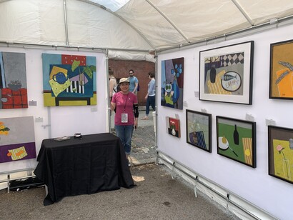 57th Street Art Fair, past exhibition, exhibition view. Courtesy of 57th Street Art Fair