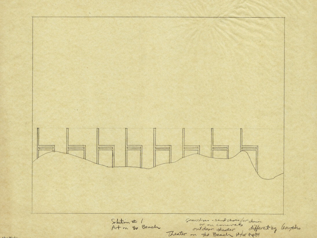 Allan Wexler, Solution # 1 Art on the Beach-1984