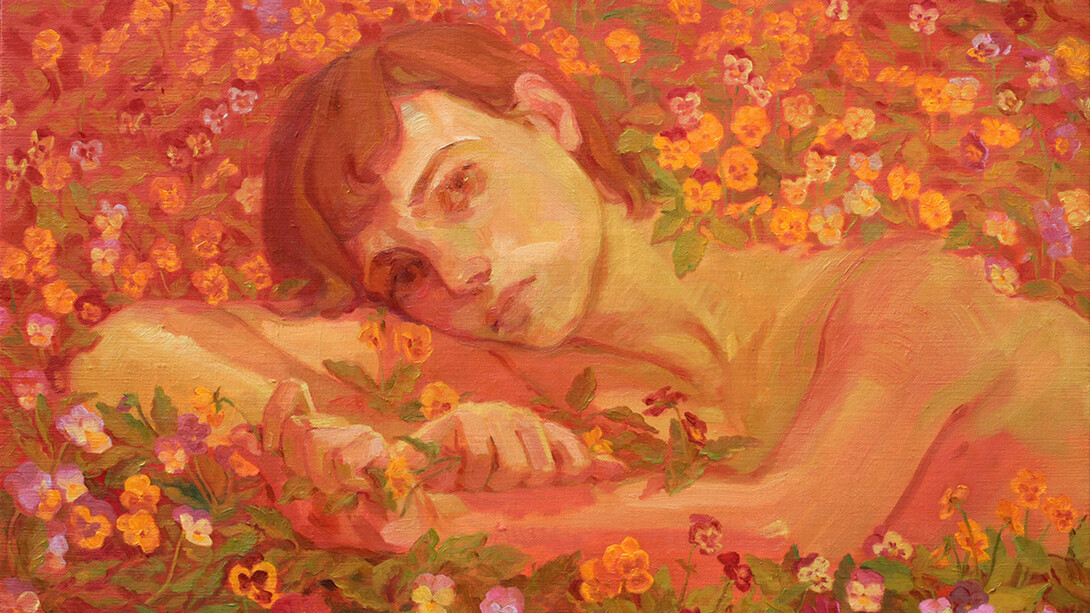 Rachel Gregor, Insomnia, Violas, 2023. Courtesy of Hashimoto Contemporary, NYC