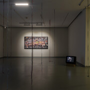Eşref Yıldırım, It rained heavily that day, exhibition view. Courtesy of Zilberman Gallery