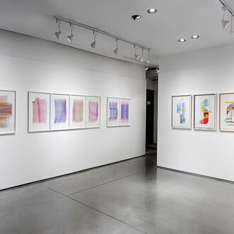 David Sisso, Ludi, vista de exhibición. Cortesía de la Galería Otto