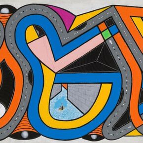 Luis Cruz Azaceta. Swimming to Havana, 2009. Courtesy of Lyle O. Reitzel