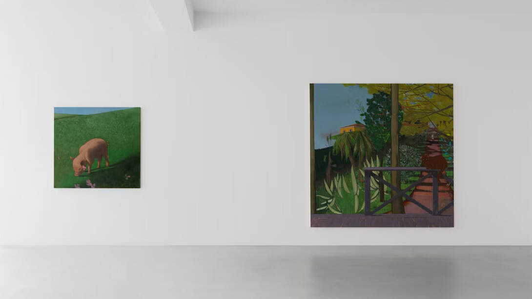 Constantin Nitsche, Les mains, exhibition view. Courtesy of Xavier Hufkens