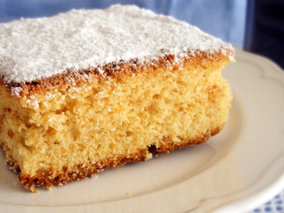 Una torta ricca di carboidrati e glutine