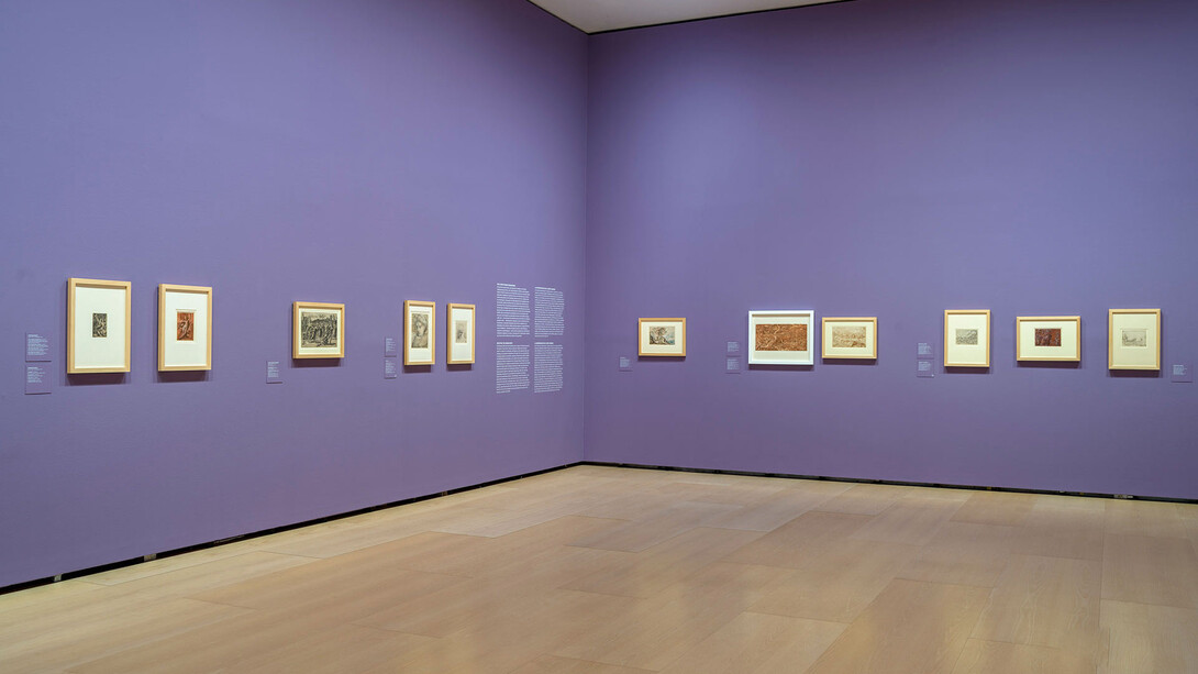Masterpieces on paper from Budapest, exhibition view. Courtesy of Guggenheim Bilbao