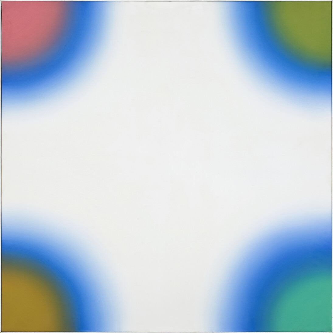 Wojciech Fangor, E2, 1965, Oil on canvas, Object size: 128 x 128 cm, Jankilevitsch Collection 