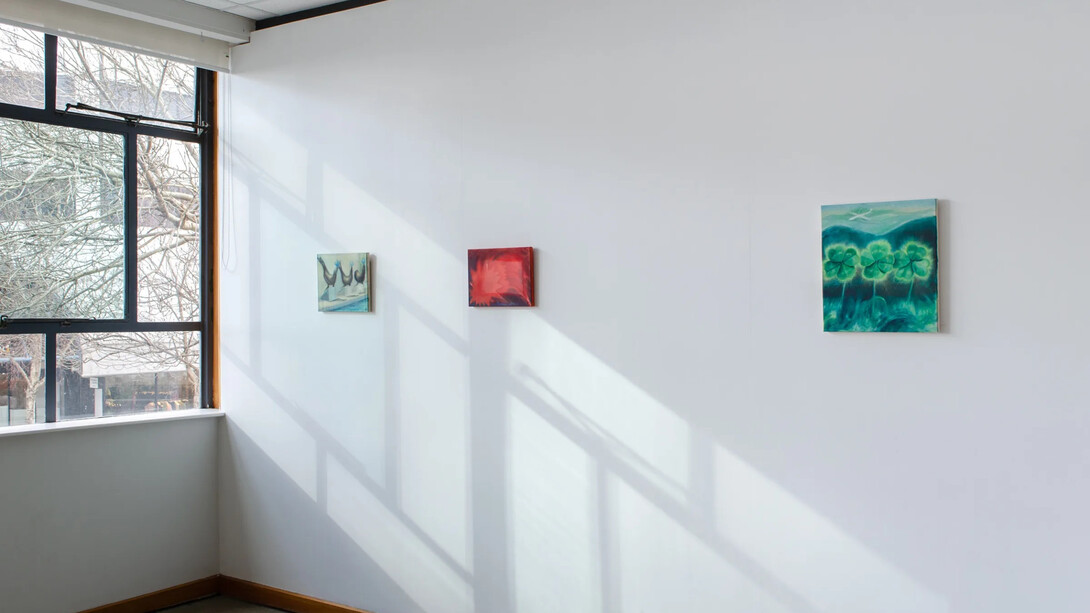 Steph Arrowsmith, The day is waiting for you, exhibition view. Courtesy of Jhana Millers Gallery