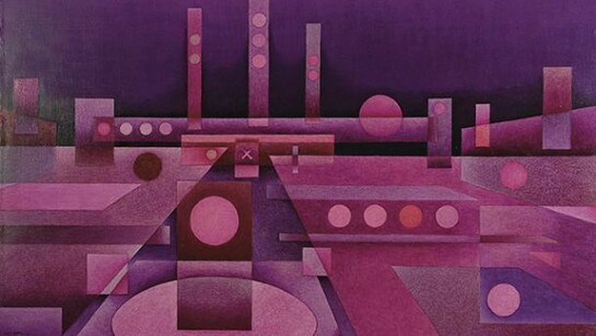 Miguel Kohler-Jan, Paisaje, 1972, oil on canvas, 97 x130 cm