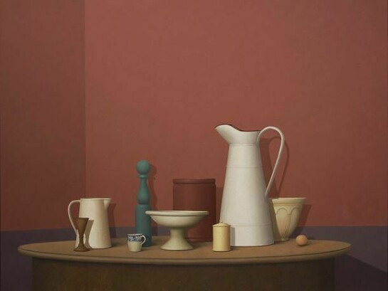 Bailey, William, Giostra, 2009, 2013, Oil on linen, 50 x 60 inches, 127 x 152.4 cm