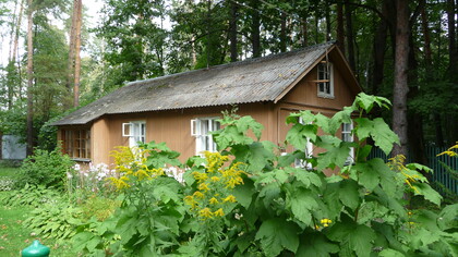 Dacia Pasternak a Peredelkino, casetta accanto nel giardino. Ph Simonetta Sandri