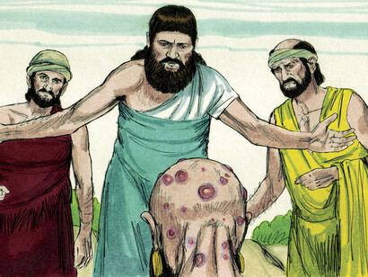 Biblical illustration of Book of Job Chapter 4