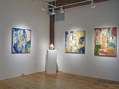Various artists, Abstracting the personal, exhibition view. Courtesy of Carter Burden Gallery