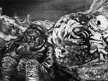 «Hora de comer en las trincheras», Otto Dix (1891-1969)