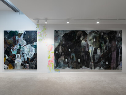 David Noro, Cards for sentiments, exhibition view. Courtesy of Althuis Hofland Fine Arts 