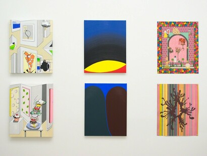 The Twenty by Sixteen Biennial, Exhibition view. Courtesy of Morgan Lehman Gallery