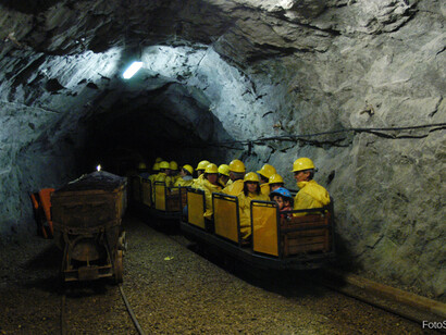 Gita all'interno delle miniere