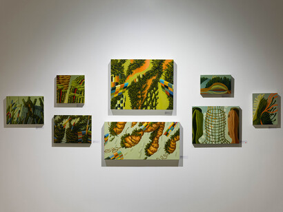Judith Berry, Portrait, exhibition view. Courtesy of Art Mûr
