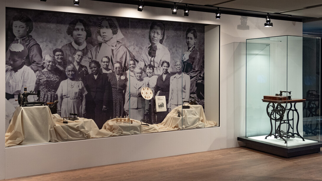 Michaëlle Sergile, À toutes ces femmes que l’on ne nommait pas, vue de l'exposition. Avec l'aimable autorisation du Musée McCord Stewart