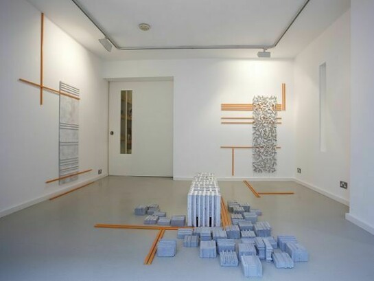 Anja Margarethe Bache, installation view of 'Signs and the Signed: Between Representation and Presentation' (2013), photo © Philip Sayer, courtesy of Marsden Woo Gallery