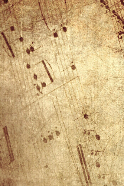 Las notas musicales tenían caras, piernas y manos