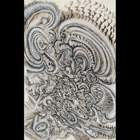 Jean-Jacques Lebel, Sans titre (1959). Courtesy of Centre Pompidou