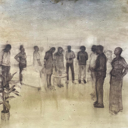 Christopher Samuel Idowu, Fellowship II, 2025. Courtesy of Kó Gallery